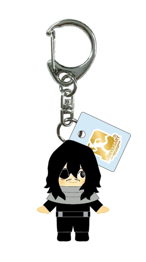 僕のヒーローアカデミア 10周年記念 コスチュームキューピーキーホルダー 相澤消太 ("My Hero Academia" 10th Anniversary Costume Kewpie Key Chain Aizawa Shota)