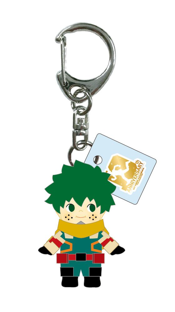 僕のヒーローアカデミア 10周年記念 コスチュームキューピーキーホルダー 緑谷出久 ("My Hero Academia" 10th Anniversary Costume Kewpie Key Chain Midoriya Izuku)