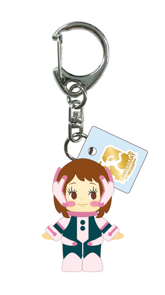 僕のヒーローアカデミア 10周年記念 コスチュームキューピーキーホルダー 麗日お茶子 ("My Hero Academia" 10th Anniversary Costume Kewpie Key Chain Uraraka Ochaco)