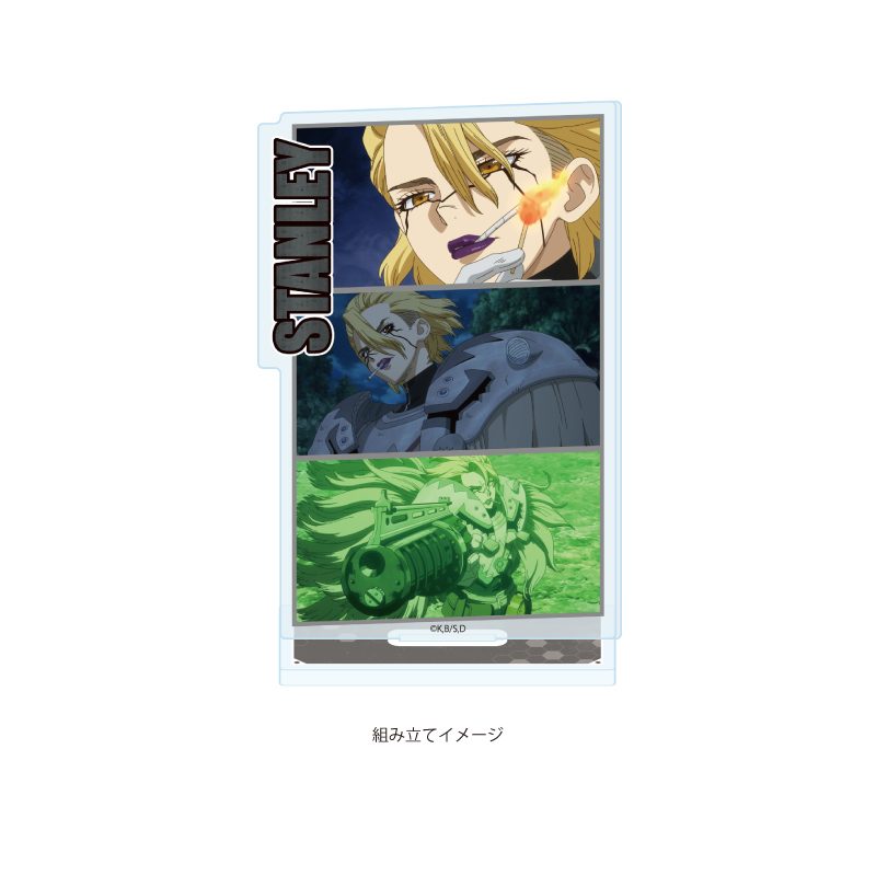 アクリルスタンドプレート Dr.STONE 38 スタンリー・スナイダー(場面写イラスト) (Acrylic Stand Plate "Dr. Stone" 38 Stanley Snyder (Scenes Illustration))