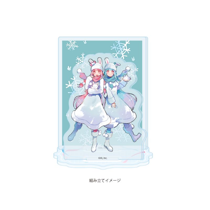 アクリルスタンドプレート 琴葉 茜・葵 10 琴葉茜&琴葉葵J(公式イラスト) (Acrylic Stand Plate Kotonoha Akane & Aoi 10 Kotonoha Akane & Kotonoha Aoi J (Official Illustration))