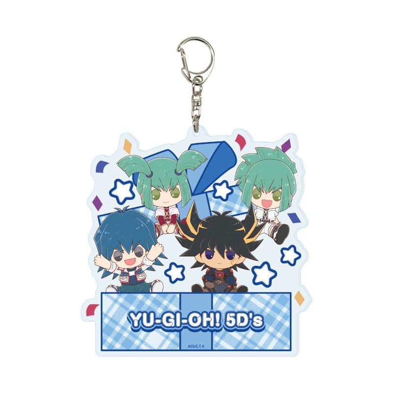 デカアクリルキーホルダー 遊☆戯☆王5D's 01 グループA(ぽてぬいアート) (Deka Acrylic Key Chain "Yu-Gi-Oh! 5D's" 01 Group A (Potenui Art))