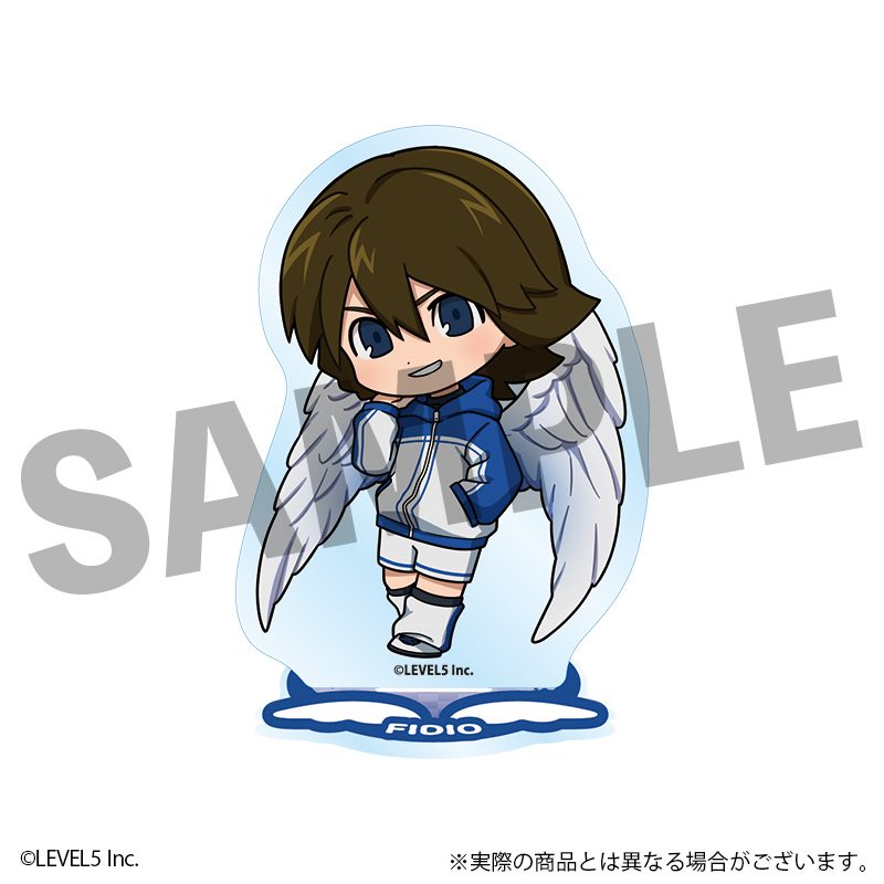 イナズマイレブン 英雄たちのヴィクトリーロード ミニキャラアクリルスタンド フィディオ・アルデナ 天使Ver. ("Inazuma Eleven: Victory Road" Mini Character Acrylic Stand Fidio Aldena Angel Ver.)