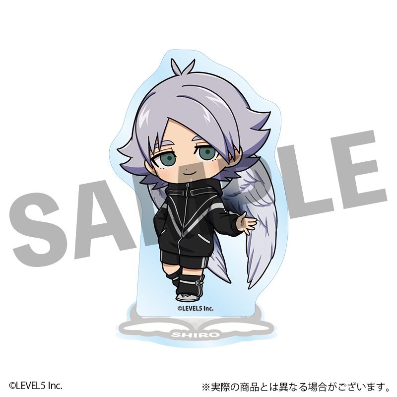 イナズマイレブン 英雄たちのヴィクトリーロード ミニキャラアクリルスタンド 吹雪士郎 天使Ver. ("Inazuma Eleven: Victory Road" Mini Character Acrylic Stand Fubuki Shiro Angel Ver.)