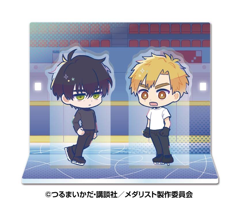 メダリスト ジオラマアクリルスタンド 2 明浦路司&夜鷹純 ("Medalist" Diorama Acrylic Stand 2 Akeuraji Tsukasa & Yodaka Jun)