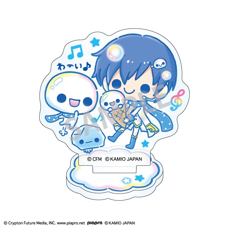 初音ミク×ぷくぷくあわわちゃん ミニアクリルスタンド KAITO (Hatsune Miku x Popping Awawa chan Mini Acrylic Stand KAITO)