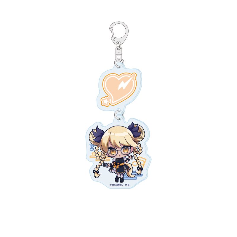 連結アクリルキーホルダー SHOW BY ROCK!! 12 レトリー(ミニキャライラスト) (Linked Acrylic Key Chain "Show by Rock!!" 12 Letory (Mini Character Illustration))