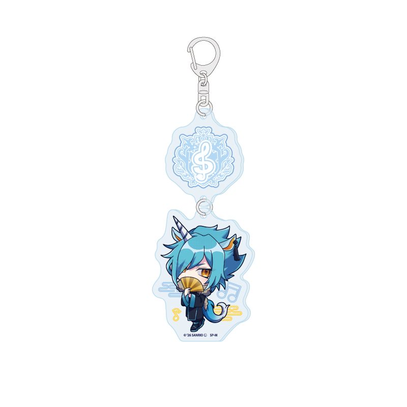 連結アクリルキーホルダー SHOW BY ROCK!! 17 チタン(ミニキャライラスト) (Linked Acrylic Key Chain "Show by Rock!!" 17 Titan (Mini Character Illustration))