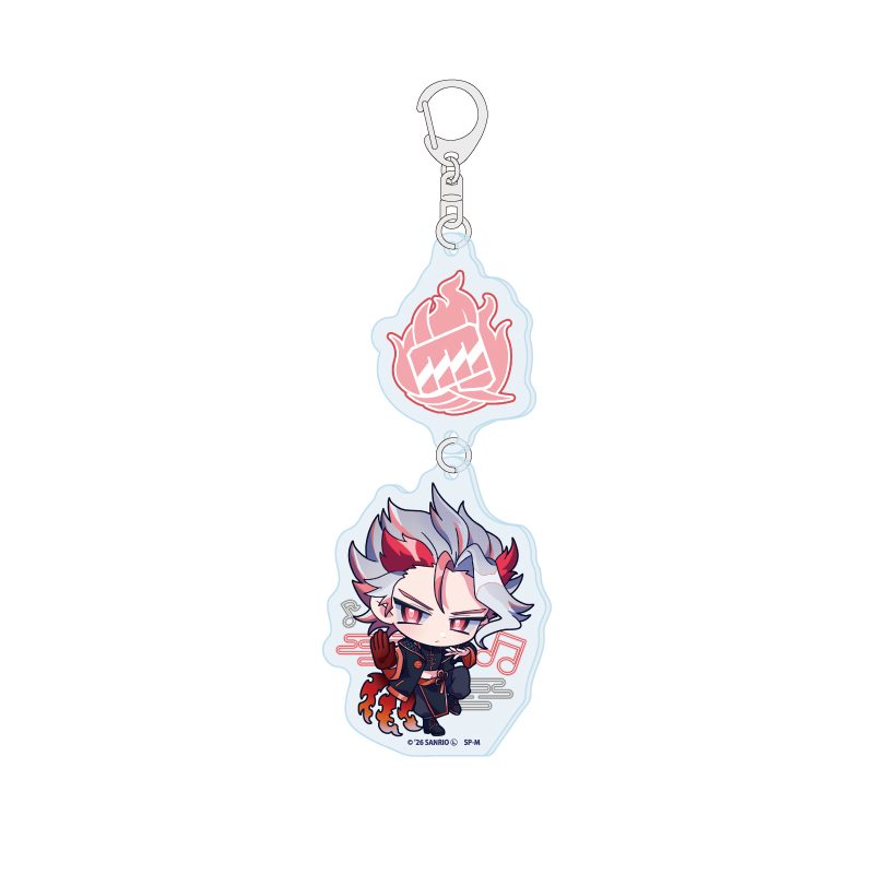 連結アクリルキーホルダー SHOW BY ROCK!! 22 ジョウ(ミニキャライラスト) (Linked Acrylic Key Chain "Show by Rock!!" 22 Joe (Mini Character Illustration))