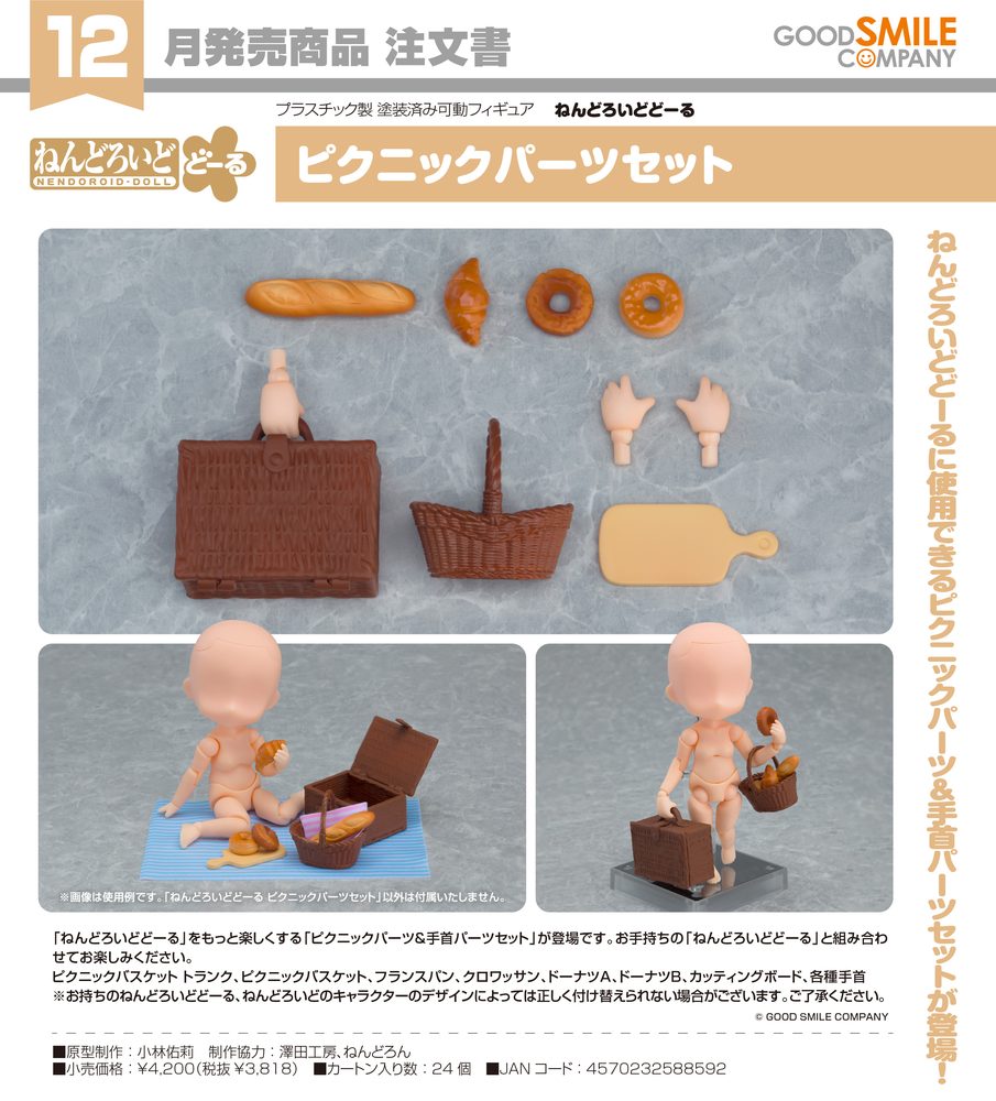 ねんどろいどどーる ピクニックパーツセット (Nendoroid Doll Picnic Parts Set)