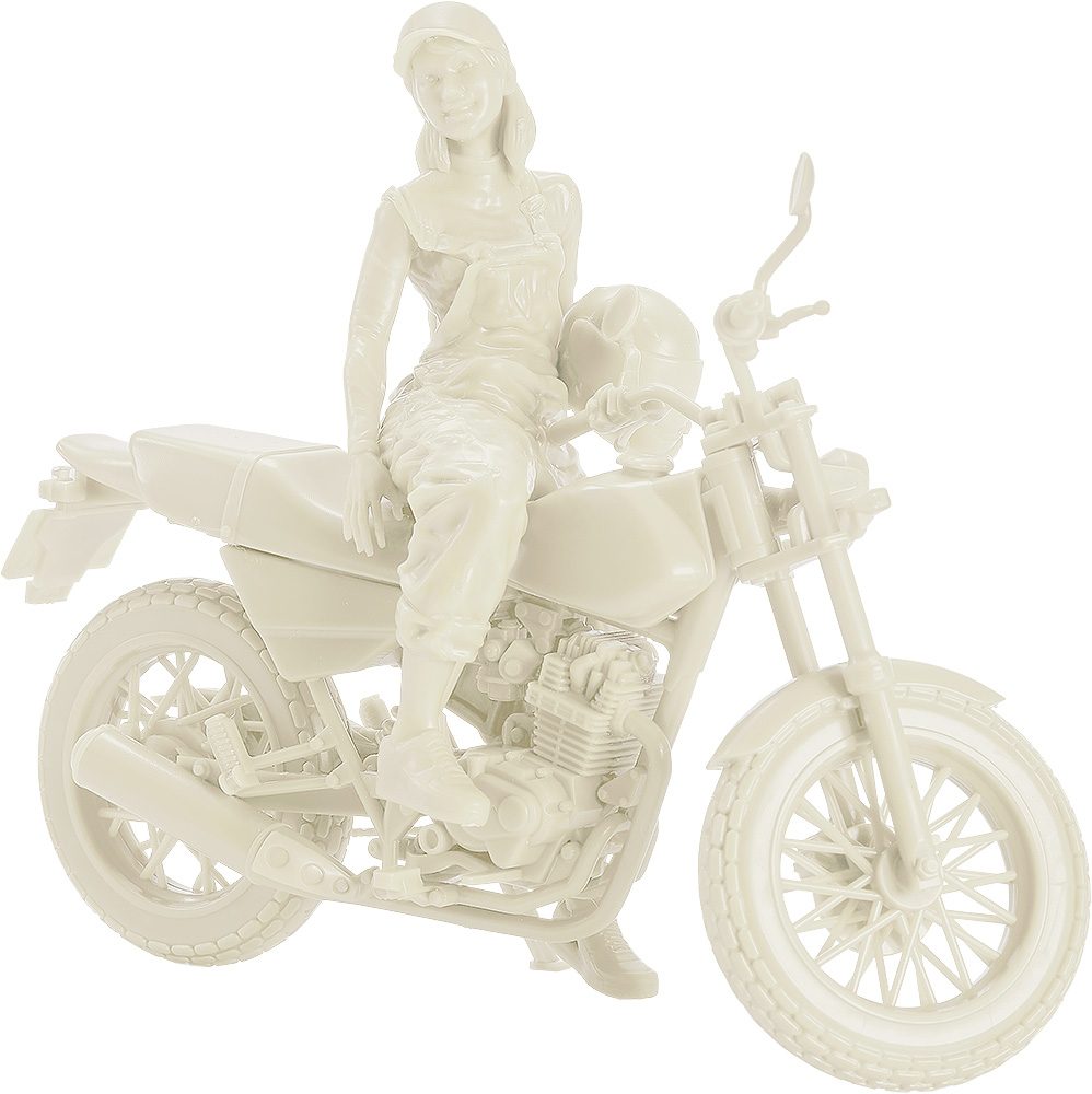 PLAMAX MF-103 Rider's portrait Honda FTR 223 ホワイト (PLAMAX MF-103 Rider's portrait Honda FTR 223 White)