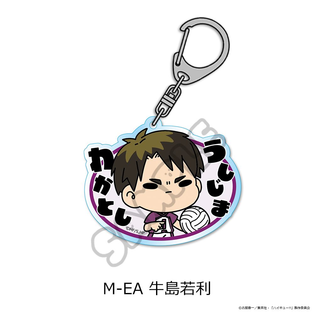 ハイキュー!! 第11弾 アクリルキーホルダー(mochocho) M-EA 牛島若利 ("Haikyu!!" Vol. 11 Acrylic Key Chain (mochocho) M-EA Ushijima Wakatoshi)