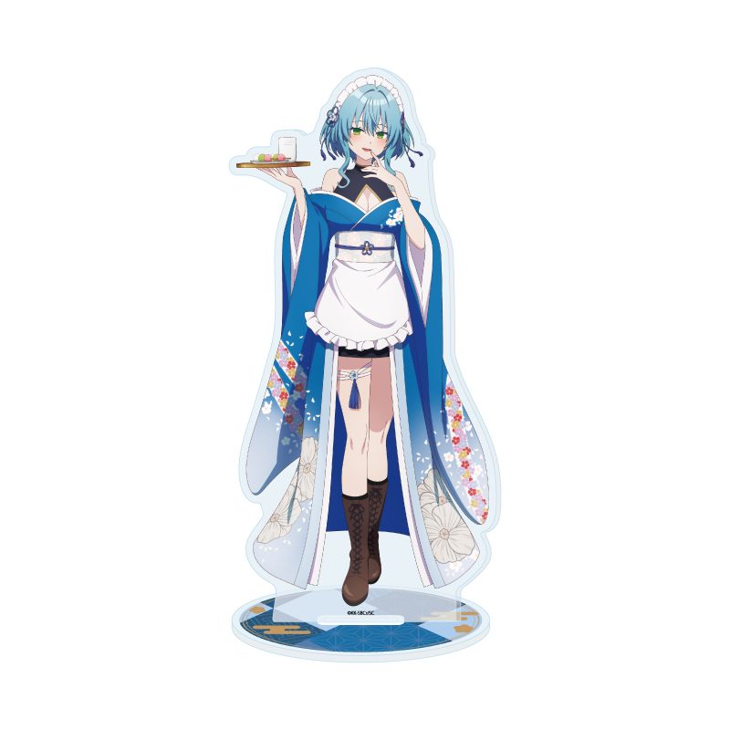 アクリルスタンド ひきこまり吸血姫の悶々 06 ヴィルヘイズ 和装メイドVer.(描き下ろしイラスト) (Acrylic Stand "The Vexations of a Shut-In Vampire Princess" 06 Villhaze Japanese Style Maid Ver. (Original Illustration))