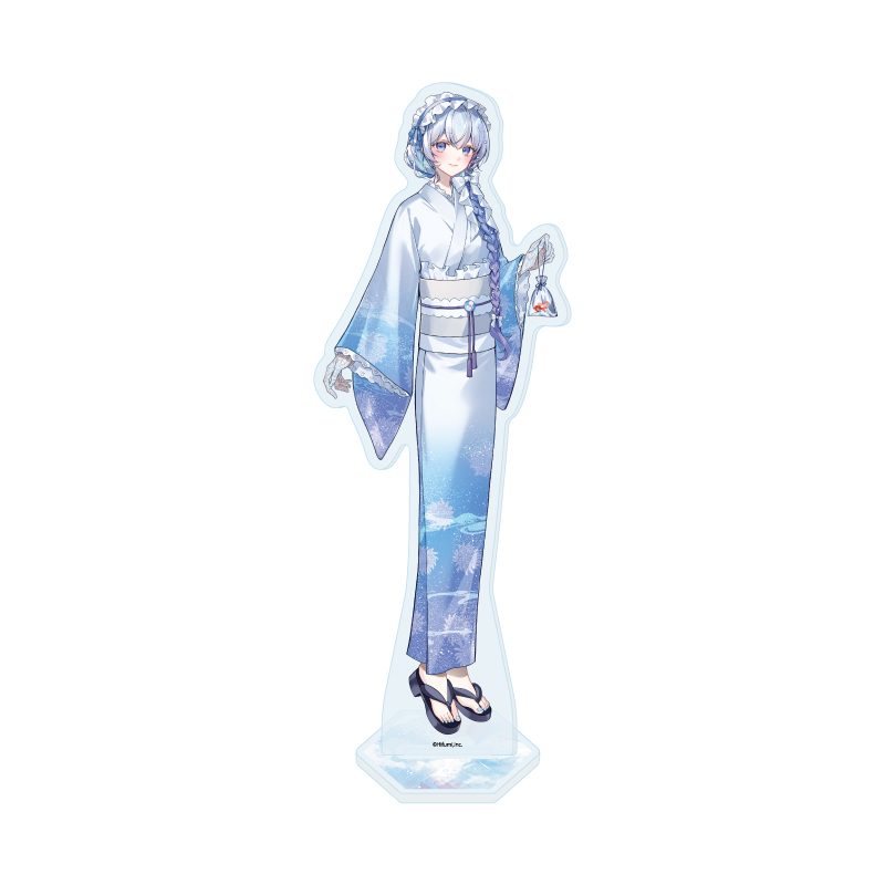 アクリルスタンド 藍月なくる 棗いつき 無來 ナツメイツキ 01 藍月なくる 浴衣Ver.(描き起こしイラスト) (Acrylic Stand Nakuru Aitsuki & Itsuki Natsume & Nakuru & Natsume Itsuki 01 Nakuru Aitsuki Yukata Ver. (Original Illustration))