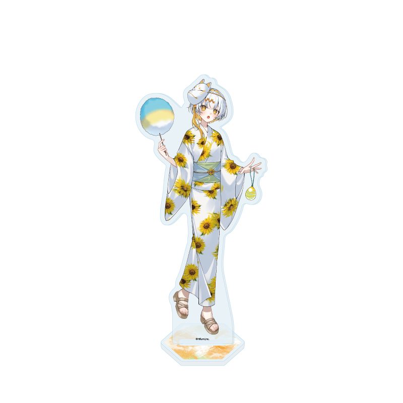 アクリルスタンド 藍月なくる 棗いつき 無來 ナツメイツキ 04 ナツメイツキ 浴衣Ver.(描き起こしイラスト) (Acrylic Stand Nakuru Aitsuki & Itsuki Natsume & Nakuru & Natsume Itsuki 04 Natsume Itsuki Yukata Ver. (Original Illustration))