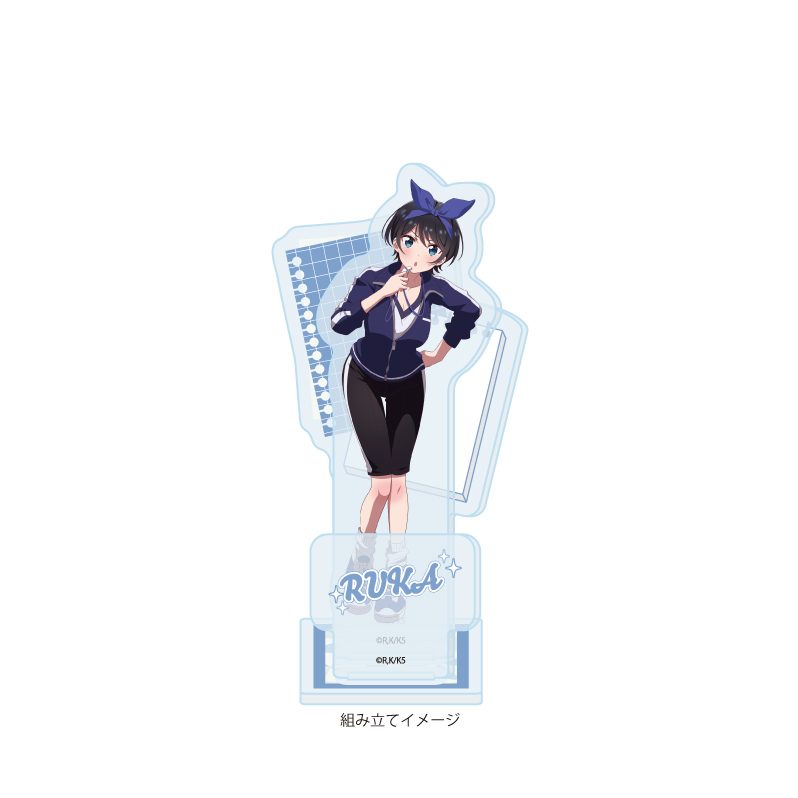 アクリルスタンドプレート 彼女、お借りします 07 更科瑠夏 教師Ver.(描き下ろしイラスト) (Acrylic Stand Plate "Rent-A-Girlfriend" 07 Sarashina Ruka Teacher Ver. (Original Illustration))