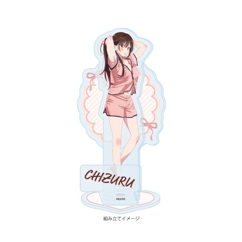 アクリルスタンドプレート 彼女、お借りします 09 水原千鶴 へそチラVer.(描き下ろしイラスト) (Acrylic Stand Plate "Rent-A-Girlfriend" 09 Mizuhara Chizuru Navel Flash Ver. (Original Illustration))