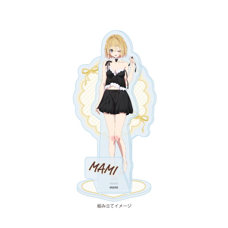 アクリルスタンドプレート 彼女、お借りします 10 七海麻美 へそチラVer.(描き下ろしイラスト) (Acrylic Stand Plate "Rent-A-Girlfriend" 10 Nanami Mami Navel Flash Ver. (Original Illustration))