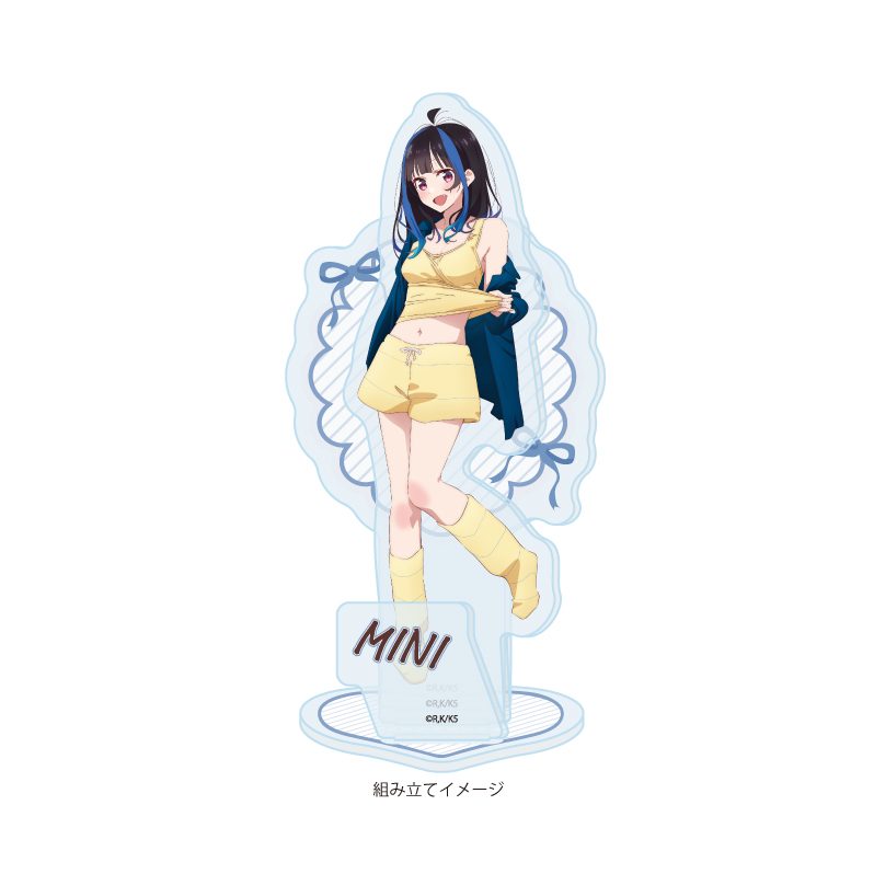 アクリルスタンドプレート 彼女、お借りします 13 八重森みに へそチラVer.(描き下ろしイラスト) (Acrylic Stand Plate "Rent-A-Girlfriend" 13 Yaemori Mini Navel Flash Ver. (Original Illustration))