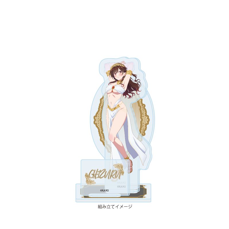 アクリルスタンドプレート 彼女、お借りします 28 水原千鶴 女神Ver.(描き下ろしイラスト) (Acrylic Stand Plate "Rent-A-Girlfriend" 28 Mizuhara Chizuru Goddess Ver. (Original Illustration))