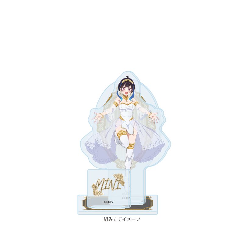 アクリルスタンドプレート 彼女、お借りします 32 八重森みに 女神Ver.(描き下ろしイラスト) (Acrylic Stand Plate "Rent-A-Girlfriend" 32 Yaemori Mini Goddess Ver. (Original Illustration))
