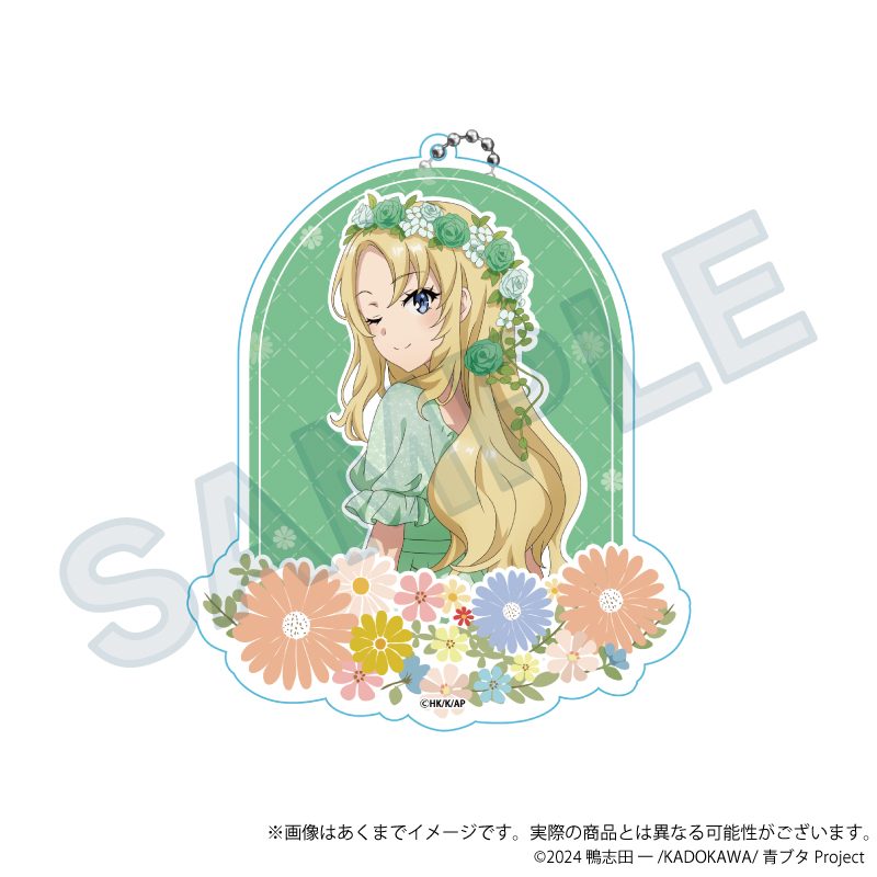 青春ブタ野郎シリーズ ビッグアクリルキーホルダー 花冠Ver. 豊浜のどか ("Rascal Does Not Dream" Series Big Acrylic Key Chain Flower Crown Ver. Toyohama Nodoka)