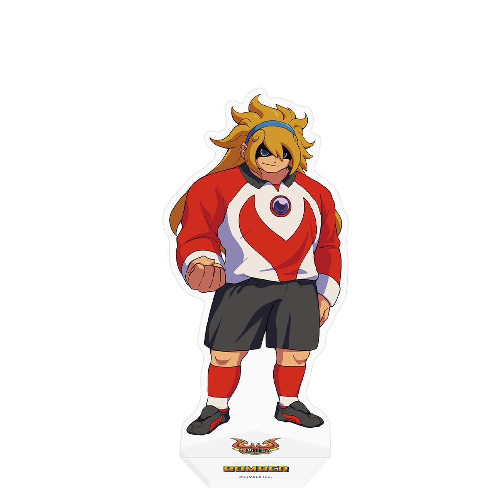 イナズマイレブン 英雄たちのヴィクトリーロード キャラクターアクリルスタンド ボンバ ("Inazuma Eleven: Victory Road" Character Acrylic Stand Bomber)