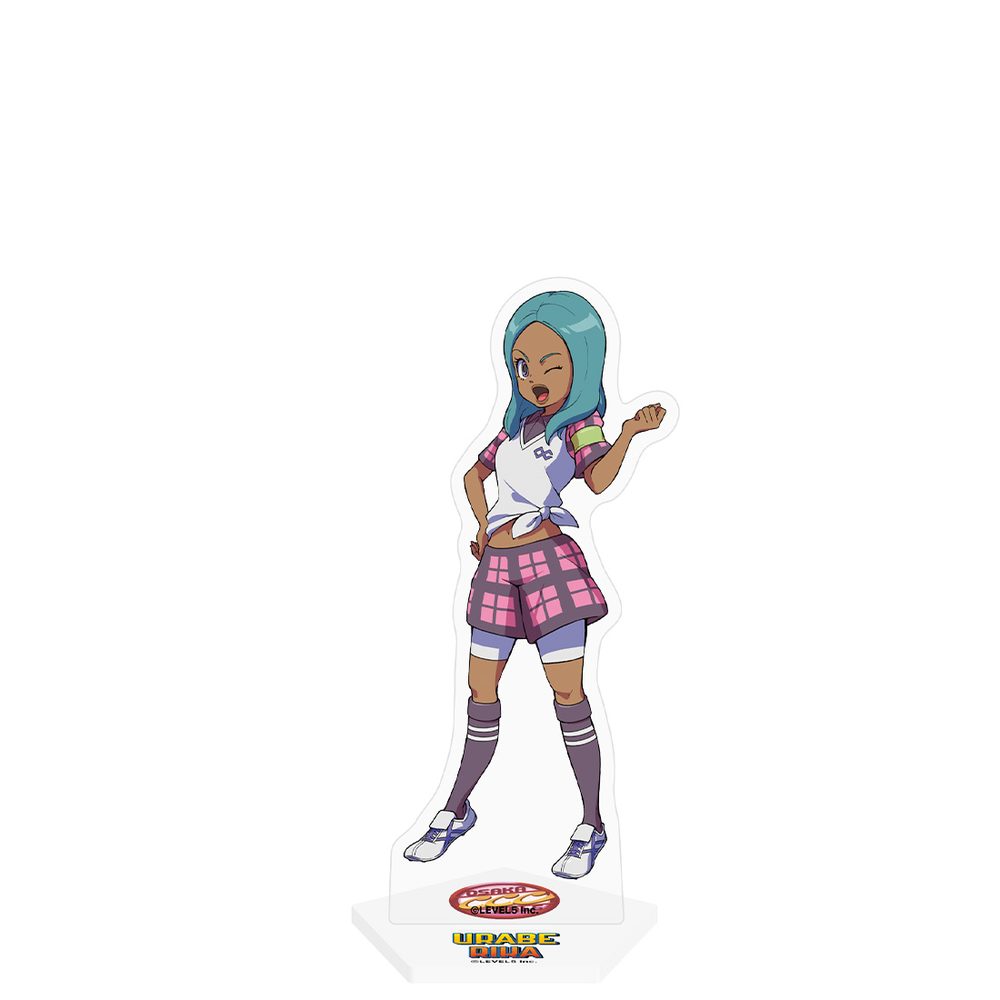 イナズマイレブン 英雄たちのヴィクトリーロード キャラクターアクリルスタンド 浦部リカ ("Inazuma Eleven: Victory Road" Character Acrylic Stand Urabe Rica)