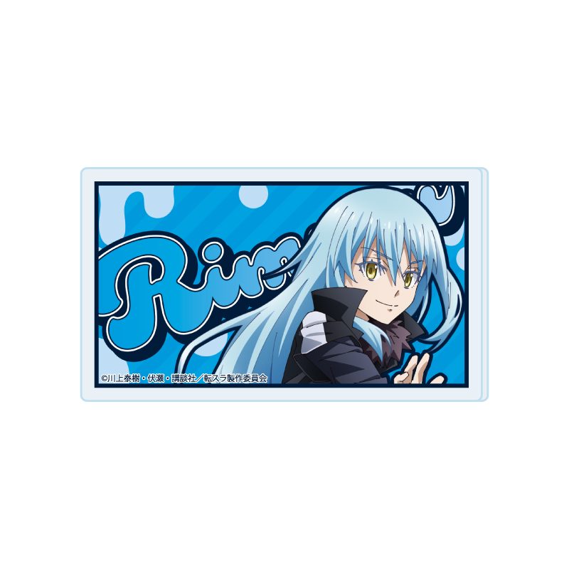 おなまえアクリルプレートバッジ 転生したらスライムだった件 01 リムル(公式イラスト) (Name Acrylic Plate Badge "That Time I Got Reincarnated as a Slime" 01 Rimuru (Official Illustration))