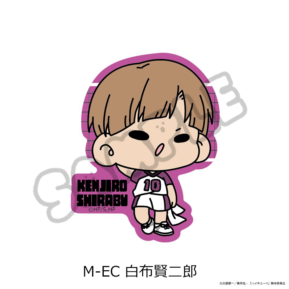 ハイキュー!! 第11弾 クリアカードステッカー(mochocho) M-EC 白布賢二郎 ("Haikyu!!" Vol. 11 Clear Card Sticker (mochocho) M-EC Shirabu Kenjiro)