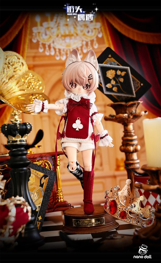 Nanodoll 街角での出会いシリーズ ドール スペシャルデザイン キツネちゃん・梅の侍従 (NANODOLL STREET ENCOUNTER SERIES DOLL SPECIAL DESIGN FOX - PLUM BUTLER)