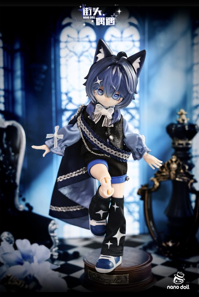 Nanodoll 街角での出会いシリーズ ドール スペシャルデザイン 猫・永夜詩 (NANODOLL STREET ENCOUNTER SERIES DOLL SPECIAL DESIGN CAT-POEM OF THE ETERNAL NIGHT)