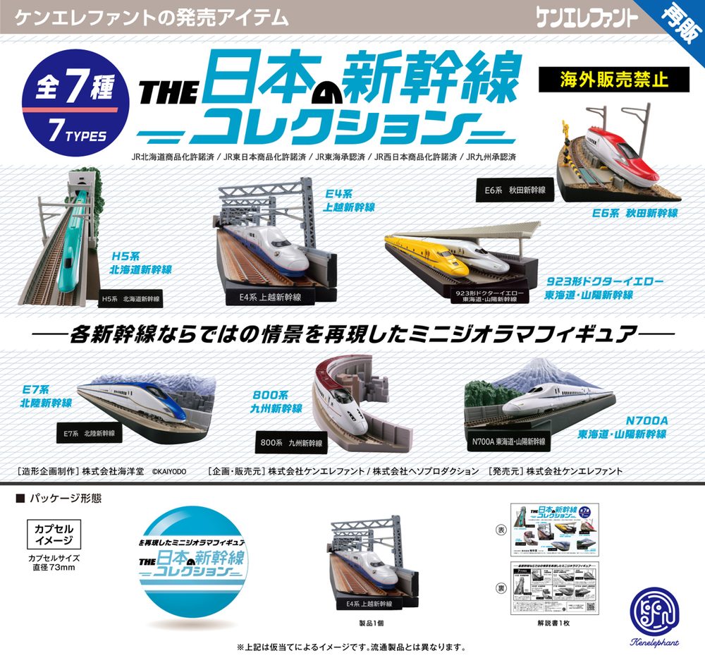 500円カプセル THE 日本の新幹線コレクション (The Japanese Shinkansen Collection (Capsule))