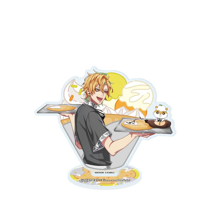 アクリルスタンド ヒプノシスマイク SANRIO NAKAYOKU EDIT 29 伊弉冉一二三×コロコロクリリン(コラボイラスト) (Acrylic Stand "Hypnosismic -Division Rap Battle-" Sanrio Nakayoku Edit 29 Izanami Hifumi x Coro Coro Kuririn (Collaboration Illustration))