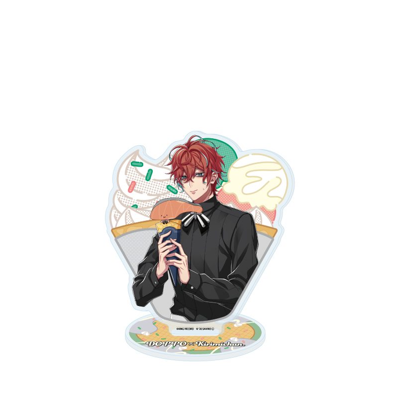 アクリルスタンド ヒプノシスマイク SANRIO NAKAYOKU EDIT 30 観音坂独歩×KIRIMIちゃん.(コラボイラスト) (Acrylic Stand "Hypnosismic -Division Rap Battle-" Sanrio Nakayoku Edit 30 Kannonzaka Doppo x KIRIMIchan. (Collaboration Illustration))