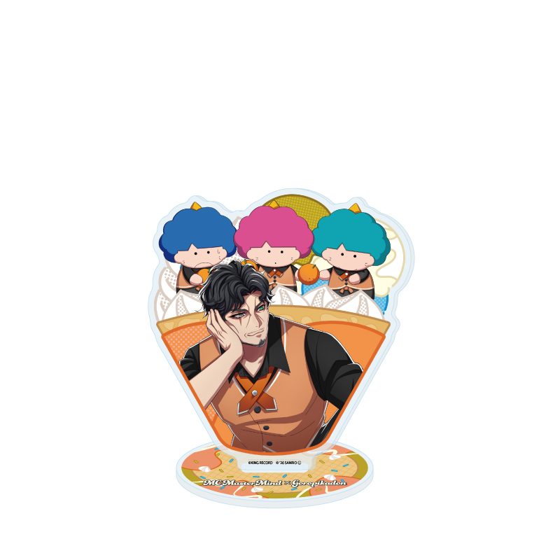 アクリルスタンド ヒプノシスマイク SANRIO NAKAYOKU EDIT 33 天谷奴零×ゴロピカドン(コラボイラスト) (Acrylic Stand "Hypnosismic -Division Rap Battle-" Sanrio Nakayoku Edit 33 Amayado Rei x Goropikadon (Collaboration Illustration))
