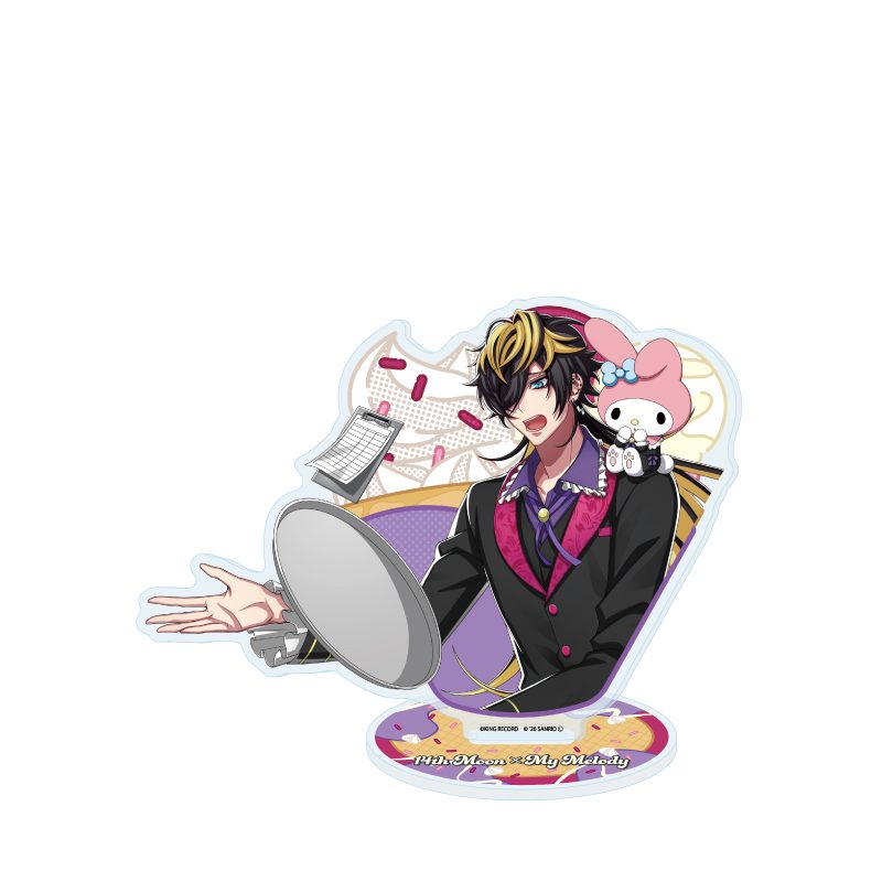 アクリルスタンド ヒプノシスマイク SANRIO NAKAYOKU EDIT 35 四十物十四×マイメロディ(コラボイラスト) (Acrylic Stand "Hypnosismic -Division Rap Battle-" Sanrio Nakayoku Edit 35 Aimono Jyushi x My Melody (Collaboration Illustration))