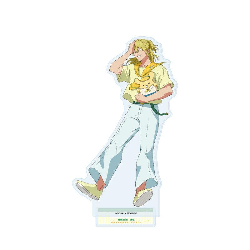アクリルスタンド 忘却バッテリー×サンリオキャラクターズ 03 藤堂葵×ポムポムプリン(コラボイラスト) (Acrylic Stand "Oblivion Battery" x Sanrio Characters 03 Todo Aoi x Pom Pom Purin (Collaboration Illustration))
