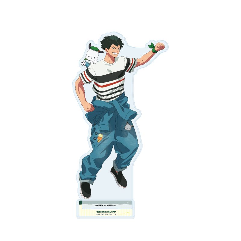 アクリルスタンド 忘却バッテリー×サンリオキャラクターズ 06 巻田広伸×ポチャッコ(コラボイラスト) (Acrylic Stand "Oblivion Battery" x Sanrio Characters 06 Makita Hironobu x Pochacco (Collaboration Illustration))