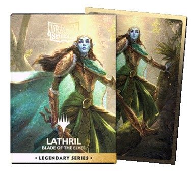 AT-16538 Lathril, Blade of the Elves Sleeves - Standard size - Dual Art 100枚入り (AT-16538 Lathril, Blade of the Elves Sleeves - Standard Size - Dual Art 100 Pieces)