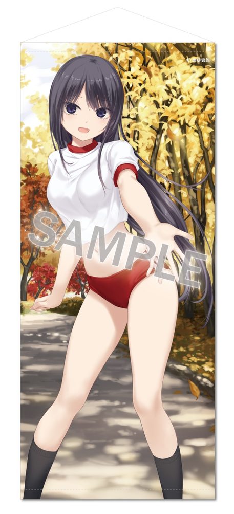 珈琲貴族 特殊サイズタペストリー Lovely day-Take a walk制服白峰さん- (Coffee Kizoku Special Size Tapestry Lovely Day -Take a Walk School Uniform Shiramine-san-)