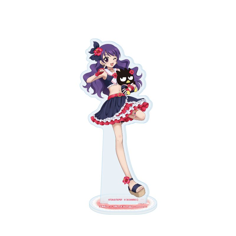 アクリルスタンド プリティーシリーズ×サンリオキャラクターズ 03 上葉みあ×バッドばつ丸(コラボイラスト) (Acrylic Stand "Pretty" Series x Sanrio Characters 03 Ageha Mia x Bad Badtz-Maru (Collaboration Illustration))