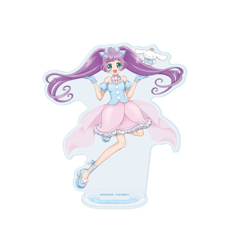 アクリルスタンド プリティーシリーズ×サンリオキャラクターズ 07 真中らぁら×シナモロール(コラボイラスト) (Acrylic Stand "Pretty" Series x Sanrio Characters 07 Manaka Laala x Cinnamoroll (Collaboration Illustration))