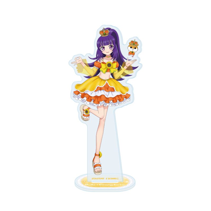 アクリルスタンド プリティーシリーズ×サンリオキャラクターズ 10 華園しゅうか×コロコロクリリン(コラボイラスト) (Acrylic Stand "Pretty" Series x Sanrio Characters 10 Hanazono Shuka x Coro Coro Kuririn (Collaboration Illustration))