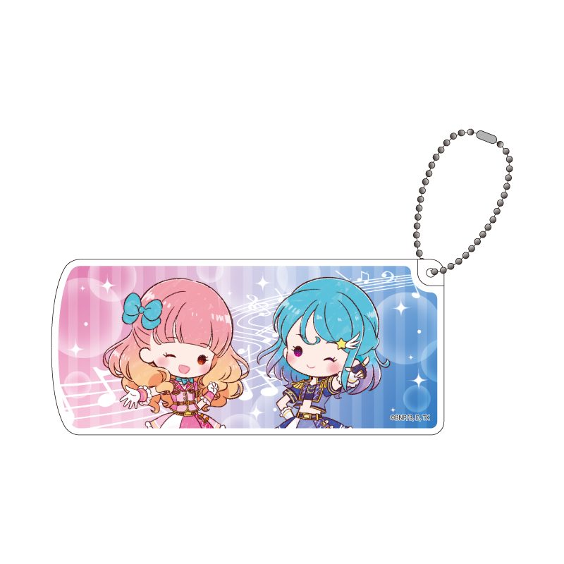 スライド式小物ケース アイカツフレンズ! 08 あいね&みお(グラフアートイラスト) (Slide Type Accessory Case "Aikatsu Friends!" 08 Aine & Mio (Graff Art Illustration))