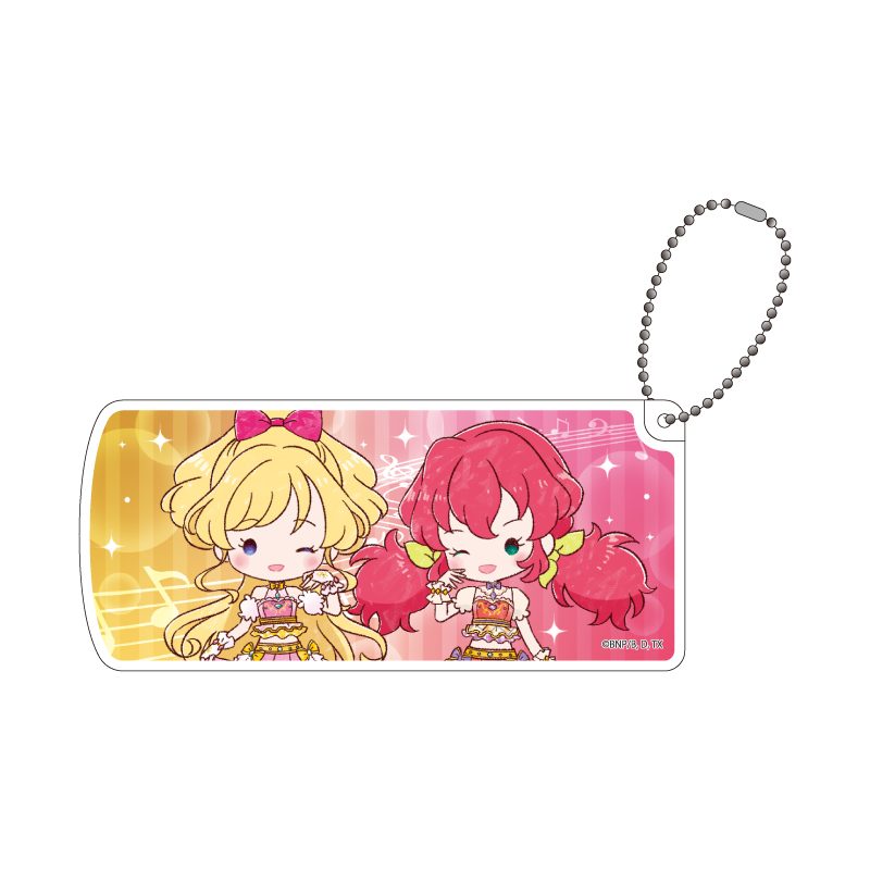スライド式小物ケース アイカツフレンズ! 11 カレン&ミライ(グラフアートイラスト) (Slide Type Accessory Case "Aikatsu Friends!" 11 Karen & Mirai (Graff Art Illustration))