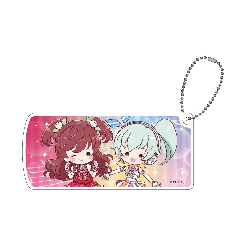 スライド式小物ケース アイカツフレンズ! 13 わかば&ココ(グラフアートイラスト) (Slide Type Accessory Case "Aikatsu Friends!" 13 Wakaba & Coco (Graff Art Illustration))