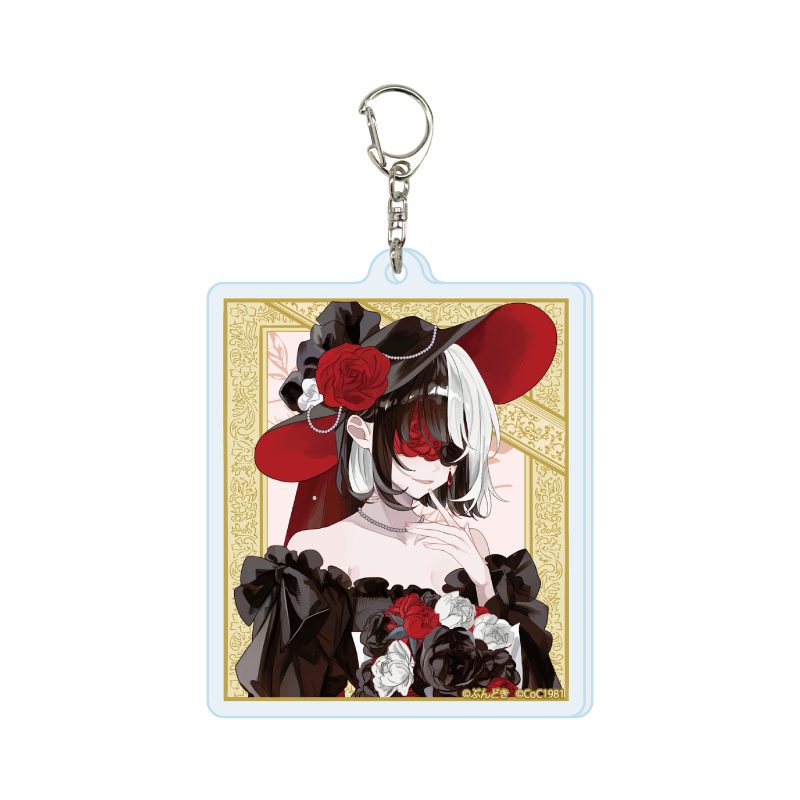 アクリルキーホルダー 咲って、スイートピー 04 鳴海薔薇子 花Ver.(描き下ろしイラスト) (Acrylic Key Chain "Waratte, Sweet Pea" 04 Narumi Barako Flower Ver. (Original Illustration))