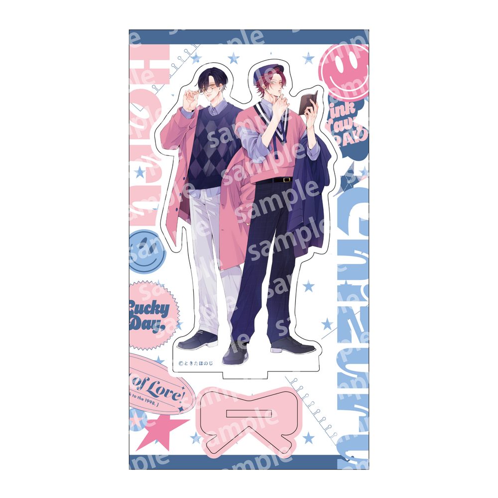 アクリルスタンド PINK/NAVY TRAD. CLUB Ver. ねこはねこらしくあれ (Acrylic Stand Pink / Navy Trad. Club Ver. "Neko wa Nekorashiku Are")