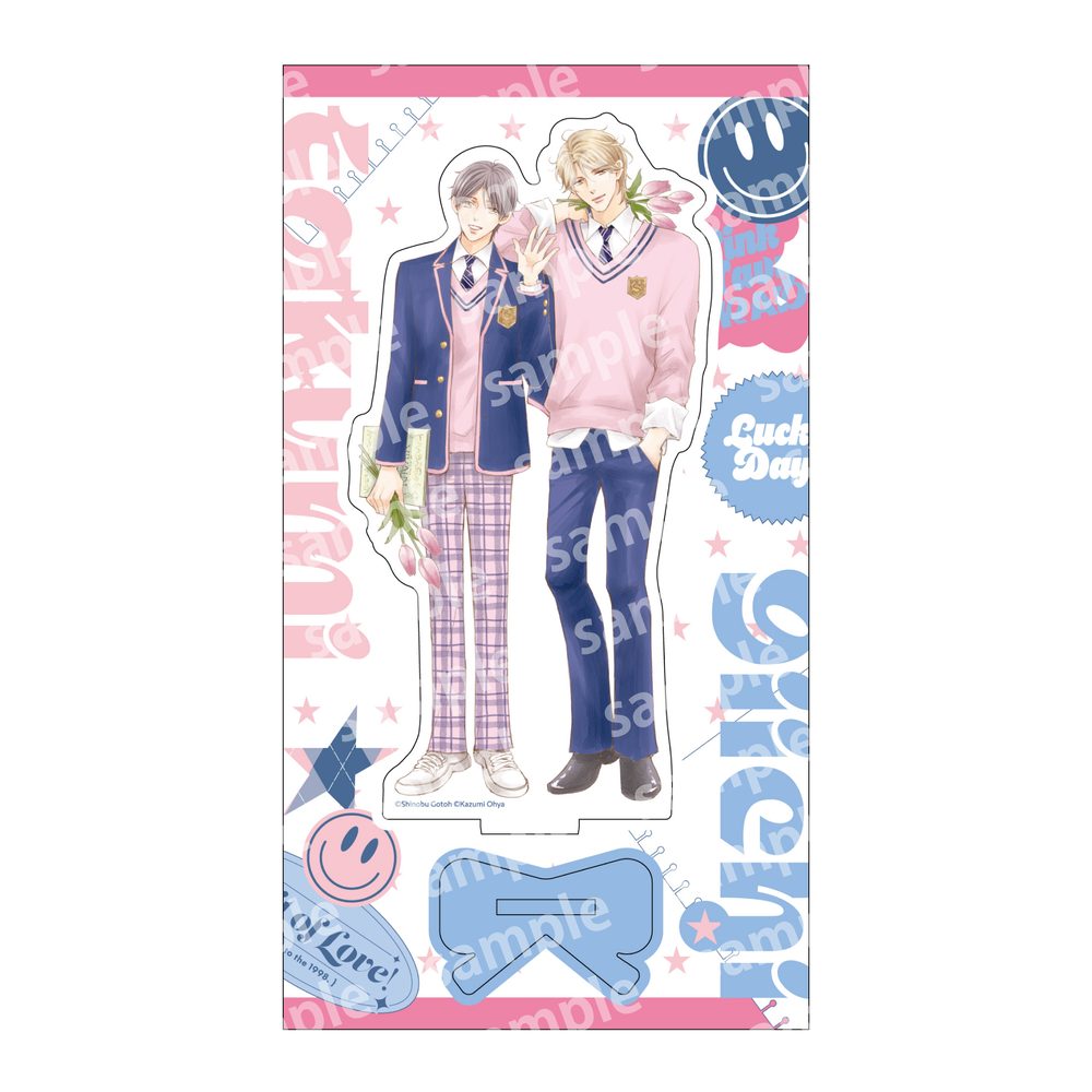 アクリルスタンド PINK/NAVY TRAD. CLUB Ver. タクミくんシリーズ (Acrylic Stand Pink / Navy Trad. Club Ver. "Takumi-kun" Series)
